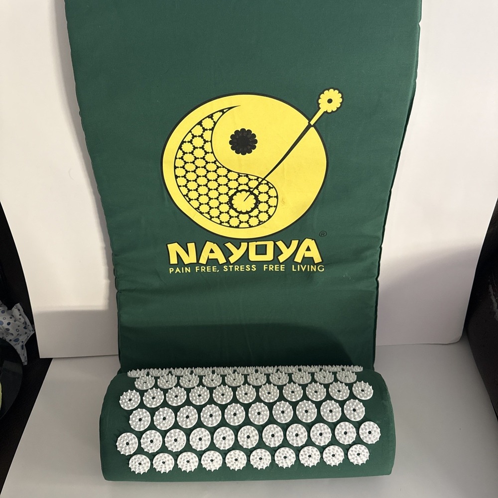 Nayoya Acupressure Mat & Pillow Set Back & Neck Pain Relief